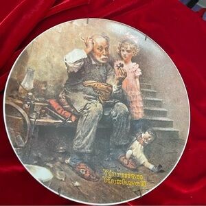 Vintage Norman Rockwell “The Cobbler” Plate